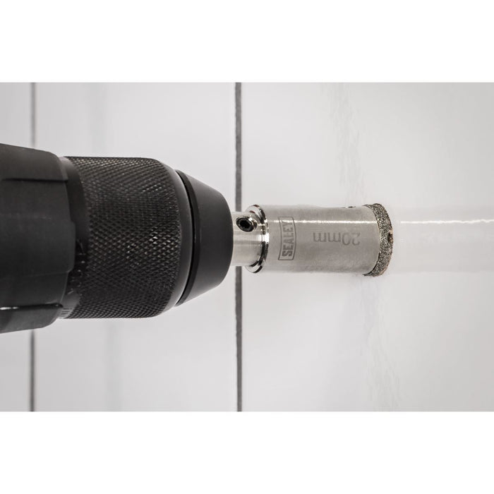 Sealey Electroplated Diamond Hole Saw 20mm DHS20 Sealey - Town Tools 