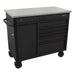 Sealey Mobile Tool Cabinet 1120mm with Power Tool Charging Drawer AP4206BE Sealey - Town Tools 