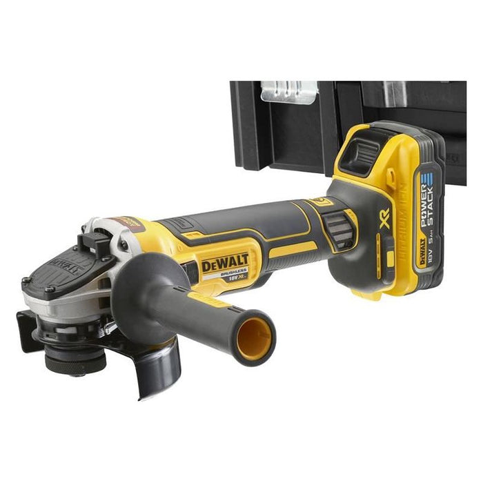 Dewalt Power Tools DCG409H2T XR Advantage Grinder 125mm 18V 2 x POWERSTACK™ 5.0Ah Li-ion DeWALT Power Tools - Town Tools