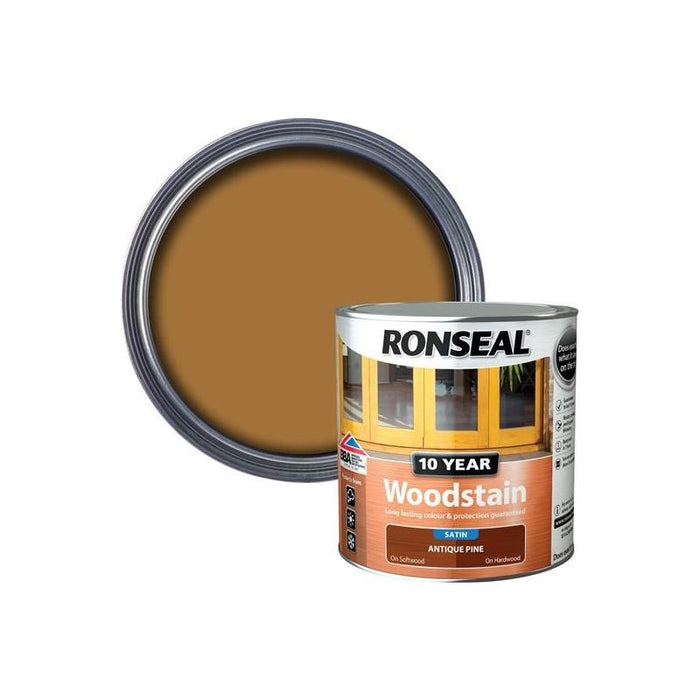 Ronseal 10 Year Woodstain Antique Pine 2.5 litre Ronseal - Town Tools