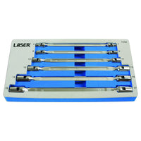 Laser Flexible Socket Spanner Set 6pc 7256