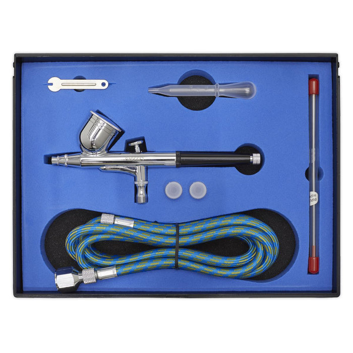 Sealey Gravity Feed Air Brush Kit AB9321 Sealey - Town Tools 