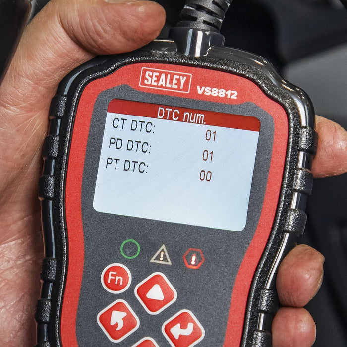 Sealey EOBD Code Reader Live Data VS8812 Sealey - Town Tools 