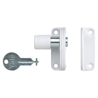 Yale Locks P123 Sash Window Presslock White