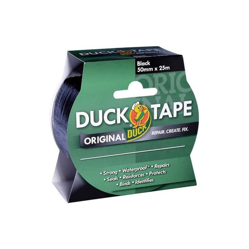 Shurtape Duck Tape® Original 50mm x 25m Black Shurtape - Town Tools