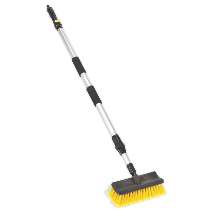 Sealey Large Angled Flo-Thru Brush with 1.7m Telescopic Handle CC50 Sealey - Town Tools 