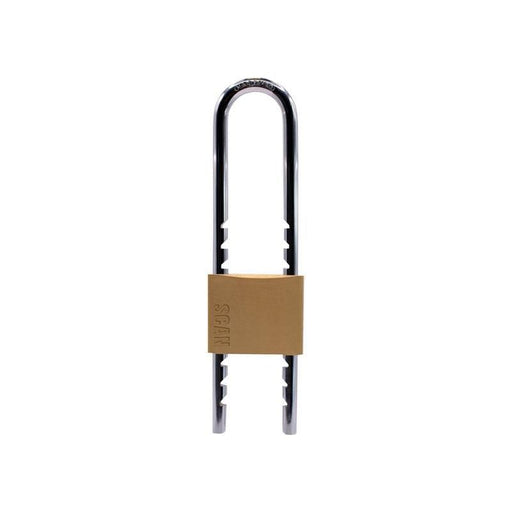 Scan Brass Padlock 50mm Sliding Shackle Scan - Town Tools