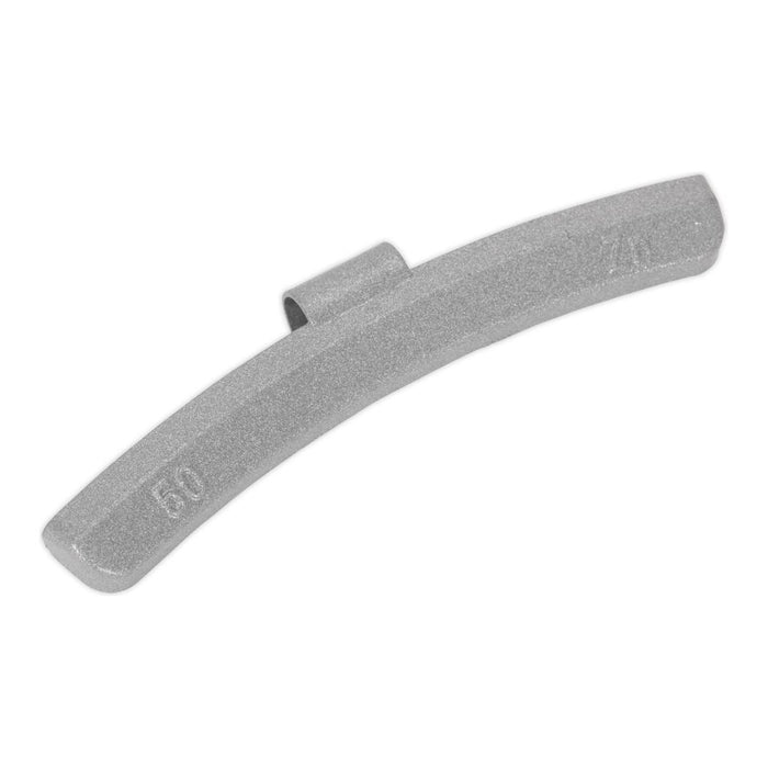 Sealey Wheel Weight 50g Hammer-On Plastic Coated Zinc for Alloy Wheels Pack of 5 Sealey - Town Tools 