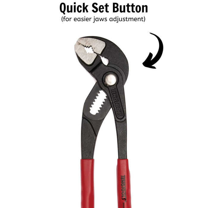 Teng Tools Quick Set Water Pump Plier 245mm Teng Tools - Town Tools 