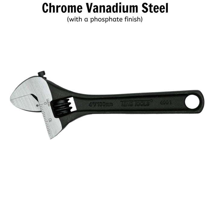 Teng Tools Adjustable Wrench 100mm Teng Tools - Town Tools 