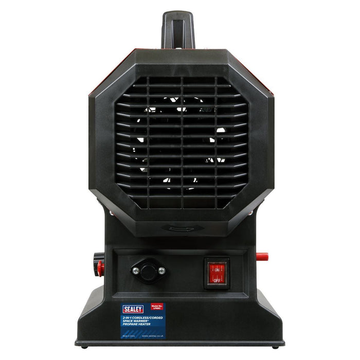 Sealey Propane Space Heater 230V with Cordless Option 30,000-68,000Btu/hr (9-20kW) Space Warmer