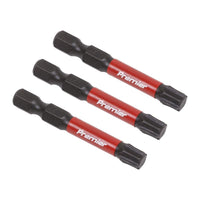 Sealey TRX-Star* T40 Impact Power Tool Bits 50mm 3pc AK8246