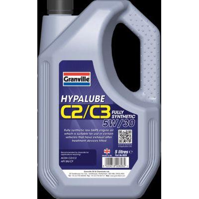 Granville Hypalube C2/C3 Fully Synthetic 5W/30 Mid Engine Oil Additive 5 Litre Granville - Town Tools 