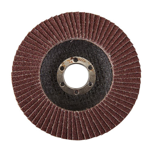 Silverline Aluminium Oxide Flap Disc 115mm 60 Grit Silverline - Town Tools 