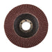 Silverline Aluminium Oxide Flap Disc 115mm 60 Grit Silverline - Town Tools 