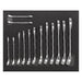 Sealey Combination Spanner Set 14pc Stubby S01232 Sealey - Town Tools 