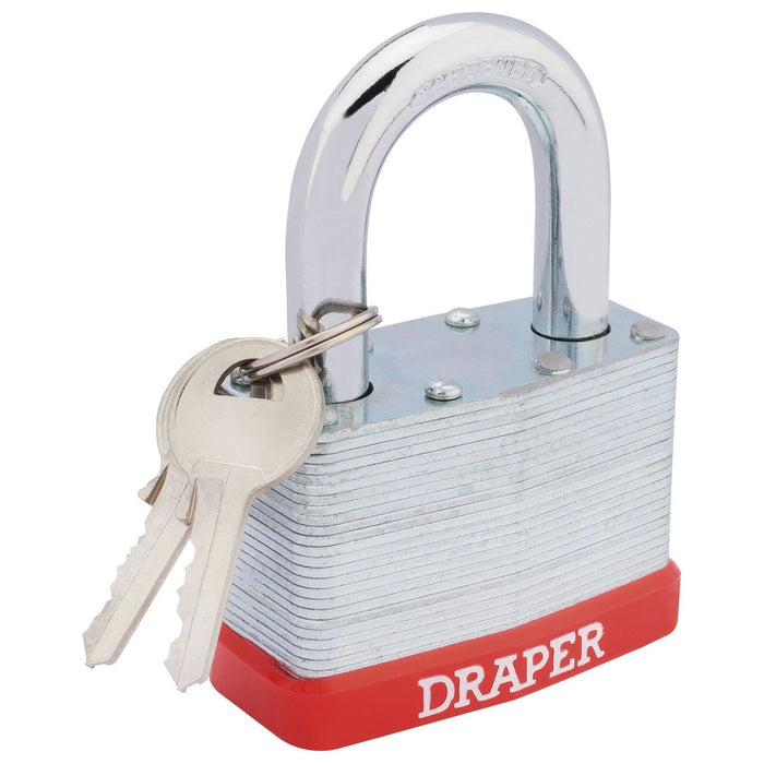 Draper Laminated Steel Padlock, 65mm 68807 Draper - Town Tools 