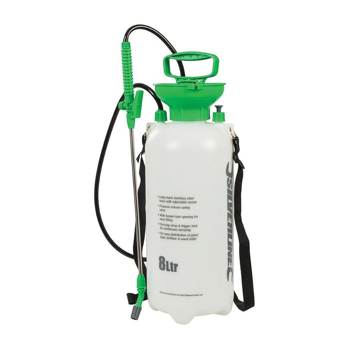 Silverline Pressure Sprayer 8Ltr 8Ltr Silverline - Town Tools 