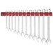 Teng Tools Long Combination Spanner Set Wall Rack 12 Pieces Teng Tools - Town Tools 