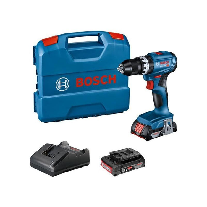 Bosch GSB 18V-45 Professional Combi Drill 18V 2 x 2.0Ah Li-ion Bosch - Town Tools