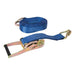 Silverline Ratchet Tie Down Strap J-Hook 8m x 50mm Rated 1300kg Capacity 2600kg Silverline - Town Tools 