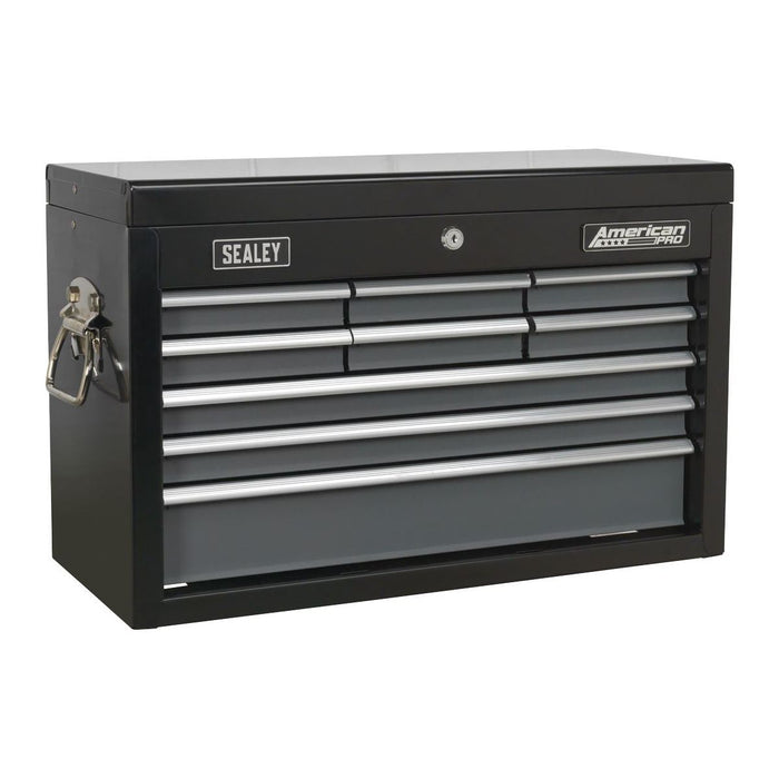 Sealey Topchest 9 Drawer with Ball-Bearing Slides Black/Grey AP2509B Sealey - Town Tools 