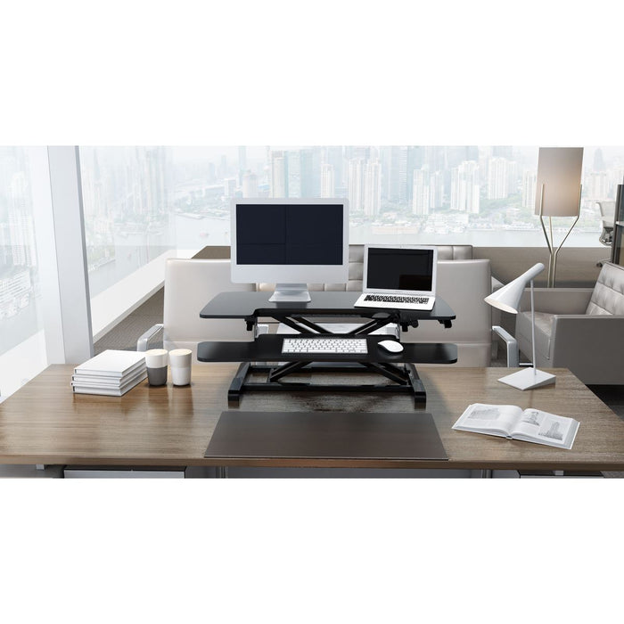 Dellonda 89cm Height-Adjustable Standing Desk