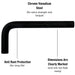 Teng Tools Hex Key Metric 36mm Teng Tools - Town Tools 