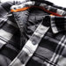 Scruffs Worker Padded Checked Shirt Black/White L Scruffs - Town Tools 