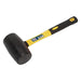 Sealey Rubber Mallet 2lb with Fibreglass Shaft RMB200 Sealey - Town Tools 