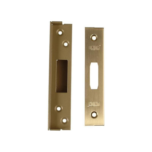 Union StrongBOLT 2100 Mortice Deadlock Rebate Kit 13mm Polished Brass Box UNION - Town Tools