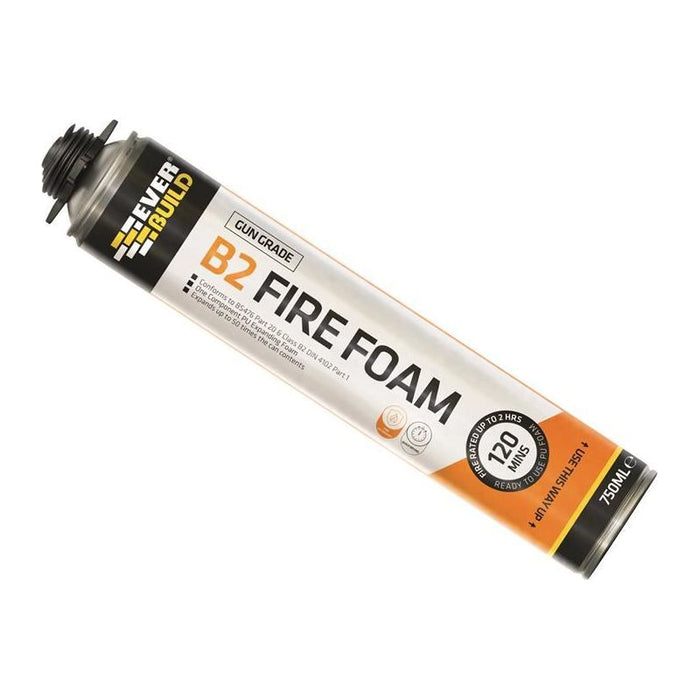 Everbuild Sika Fire Foam B2 Gun Grade Aerosol 750ml Everbuild Sika - Town Tools