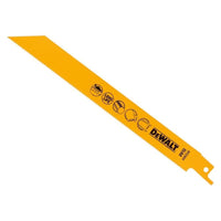 Dewalt Power Tools Bi-Metal Reciprocating Blade for Metal 203mm x 18 TPI (Pack 5)