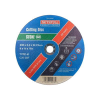 Faithfull Stone Cut Off Disc 230 x 3.2 x 22.23mm