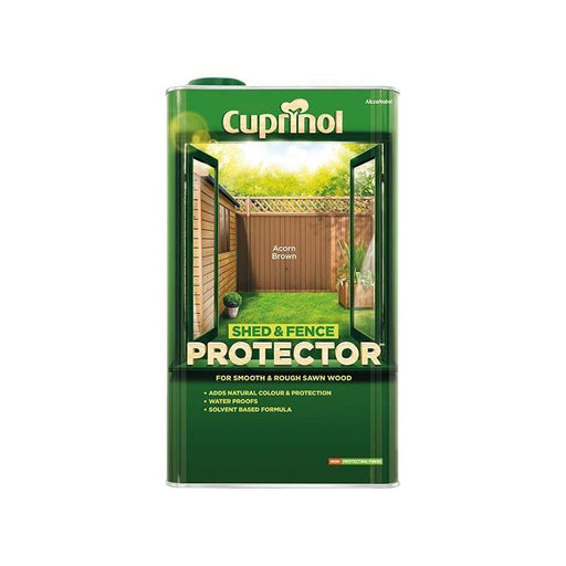 Cuprinol Shed & Fence Protector Acorn Brown 5 litre Cuprinol - Town Tools