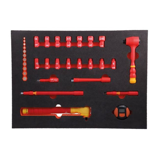 Laser Insulated Socket Set in Foam Inlay 8484 Laser - Town Tools 