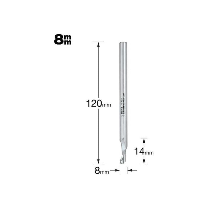 Trend 50/51 x 8mm HSSE Helical Plunge Bit 8mm Trend - Town Tools