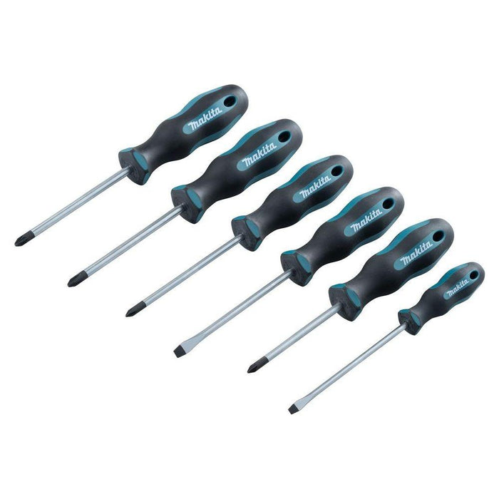Makita 6Pc Screw Driver Set Sl Ph Pz E-10528 Makita - Town Tools