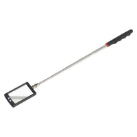 Sealey Telescopic Inspection Mirror 52 x 83mm with 2 LEDs S0948