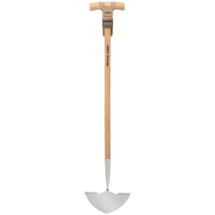 Draper Heritage Stainless Steel Lawn Edger with Ash Handle 99021 Draper - Town Tools 