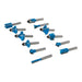 Silverline 1/4" TCT Router Bit Set 12pce 1/4" Silverline - Town Tools 