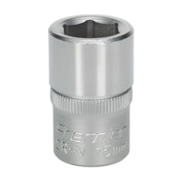 Sealey WallDrive Socket 15mm 1/2"Sq Drive S1215