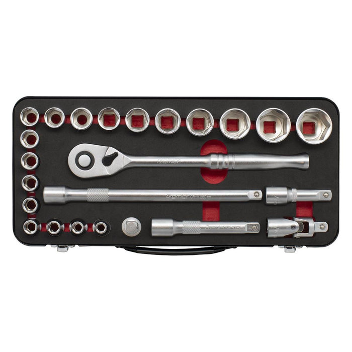 Sealey Premier Platinum Premier Platinum Socket Set 1/2"Sq Drive 24pc AK7924 Sealey Premier Platinum - Town Tools 