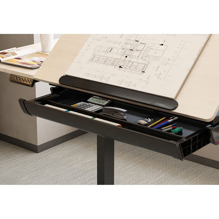 Dellonda Single Motor Ultra-Quiet Electric Adjustable Drawing Table