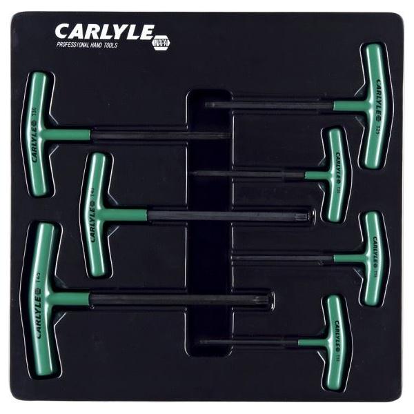 Carlyle Hand Tools Star Key Set - T-Handle - Star Caryle Tools - Town Tools 