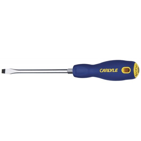 Carlyle Tools Screwdriver - Round Blade - Slotted - 5/16In.
