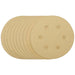 Draper Gold Sanding Discs with Hook & Loop, 150mm, 120 Grit (Pack of 10) 64025 Draper - Town Tools 