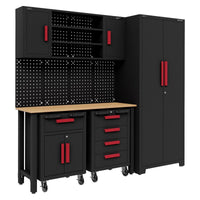 American Pro Complete Garage Storage System with 2 Mobile Trolleys APMS12OP