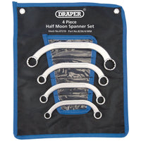 Draper Half Moon Obstruction Ring Spanner Set (4 Piece) 07210