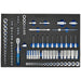 Bunker Socket Set, 3/8" Sq. Dr. in EVA Foam Inlay - DELTACH-561002